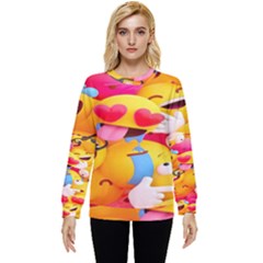 Wallpaper Emoji Hidden Pocket Sweatshirt