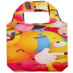 Wallpaper Emoji Foldable Grocery Recycle Bag