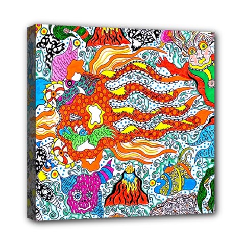 Supersonic Mermaid Chaser Mini Canvas 8  X 8  (stretched)