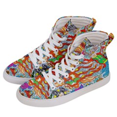 Supersonic Mermaid Chaser Men s Hi-top Skate Sneakers