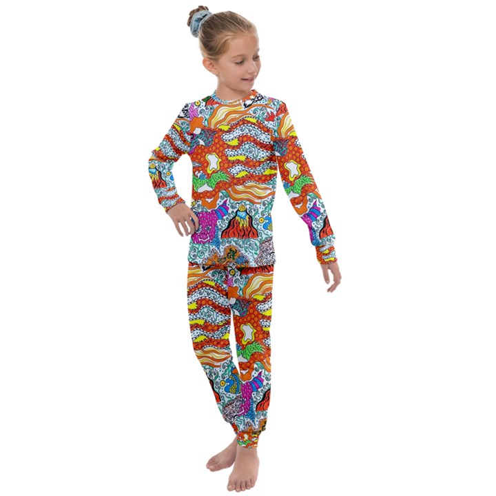 Supersonic Mermaid Chaser Kids  Long Sleeve Set 