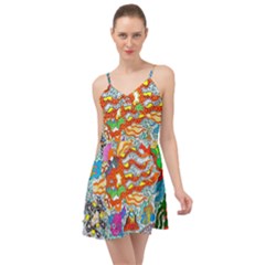 Supersonic Mermaid Chaser Summer Time Chiffon Dress