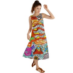 Supersonic Mermaid Chaser Summer Maxi Dress