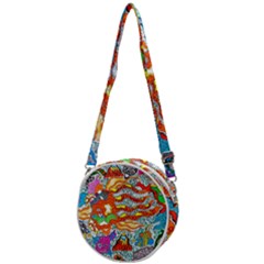 Supersonic Mermaid Chaser Crossbody Circle Bag