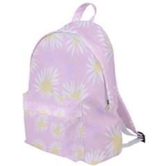 Mazipoodles Bold Daisies Pink The Plain Backpack by Mazipoodles