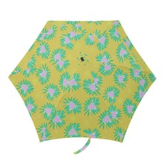 Mazipoodles Bold Daises Yellow Mini Folding Umbrellas by Mazipoodles