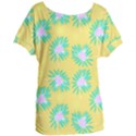 Mazipoodles Bold Daises Yellow Women s Oversized Tee View1