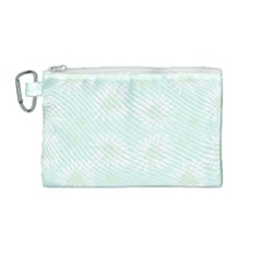 Mazipoodles Bold Daisies Spearmint Canvas Cosmetic Bag (medium) by Mazipoodles