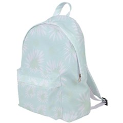 Mazipoodles Bold Daisies Spearmint The Plain Backpack by Mazipoodles