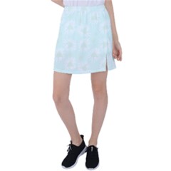 Mazipoodles Bold Daisies Spearmint Tennis Skirt by Mazipoodles