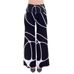 Mazipoodles Neuro Art - Black White So Vintage Palazzo Pants