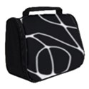 Mazipoodles Neuro Art - Black White Full Print Travel Pouch (Small) View2