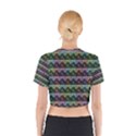 Inspirational Think Big Concept Pattern Cotton Crop Top View2