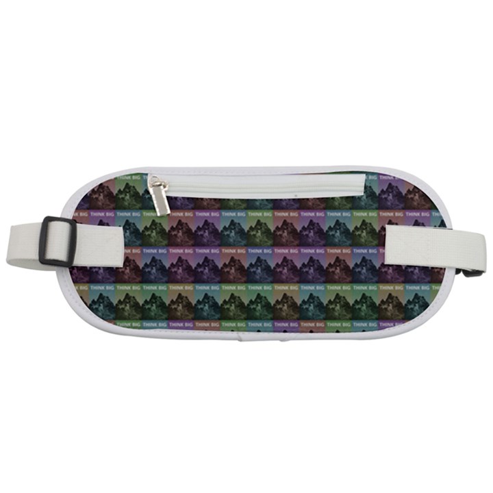 Inspirational Think Big Concept Pattern Rounded Waist Pouch