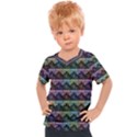 Inspirational Think Big Concept Pattern Kids  Sports Tee View1