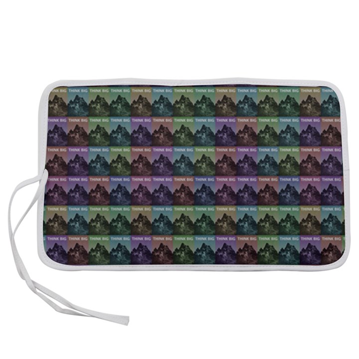 Inspirational Think Big Concept Pattern Pen Storage Case (S)