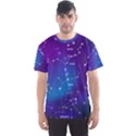 Realistic Night Sky With Constellations Men s Sport Mesh Tee View1