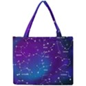 Realistic Night Sky With Constellations Mini Tote Bag View1