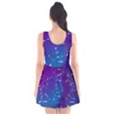 Realistic Night Sky With Constellations Scoop Neck Skater Dress View2