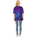 Realistic Night Sky With Constellations Oversized Basic Tee View4