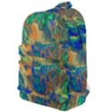 Blue on green flow Classic Backpack View1