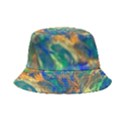 Blue on green flow Bucket Hat View1