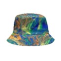 Blue on green flow Bucket Hat View2