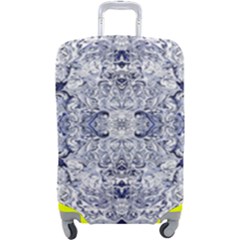 Blue Biro Arabesque Luggage Cover (large)