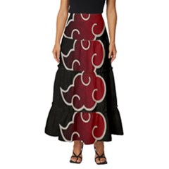 Naruto-akatsuki- Chan Tiered Ruffle Maxi Skirt by Chan9095