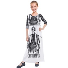 20230815 214856 0000 Kids  Quarter Sleeve Maxi Dress by Divyanshstore