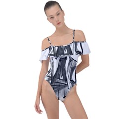 20230815 214856 0000 Frill Detail One Piece Swimsuit by Divyanshstore