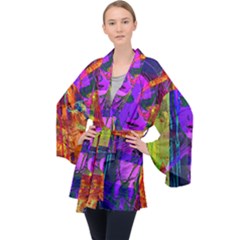 Lou Long Sleeve Velvet Kimono  by MRNStudios