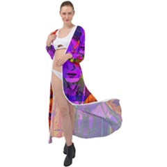 Lou Maxi Chiffon Beach Wrap by MRNStudios