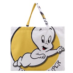 Casper2 Zipper Large Tote Bag by RuuGallery10