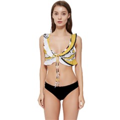 Casper2 Low Cut Ruffle Edge Bikini Top