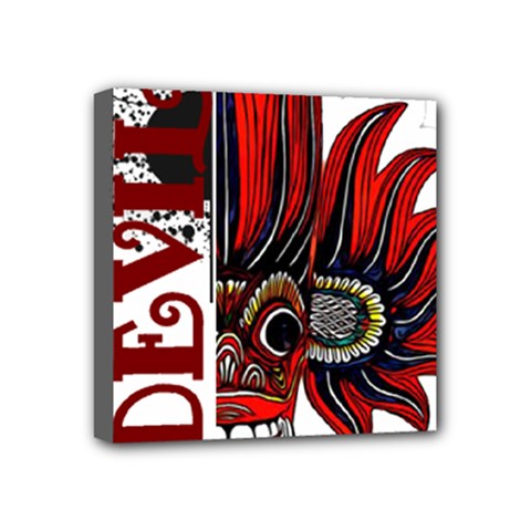 Devil2 Mini Canvas 4  X 4  (stretched) by RuuGallery10