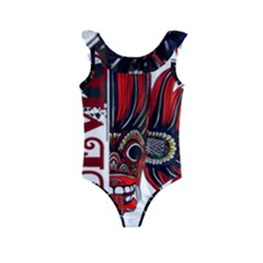 Devil2 Kids  Frill Swimsuit