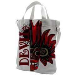 Devil2 Canvas Messenger Bag by RuuGallery10