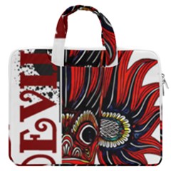 Devil2 Macbook Pro 13  Double Pocket Laptop Bag by RuuGallery10