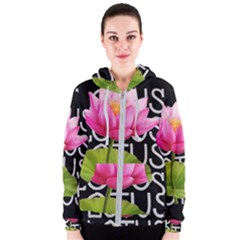 Lotus2 Women s Zipper Hoodie