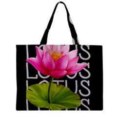 Lotus2 Zipper Mini Tote Bag by RuuGallery10