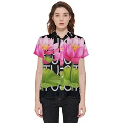 Lotus2 Short Sleeve Pocket Shirt by RuuGallery10