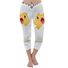 Cute Chick Capri Winter Leggings 