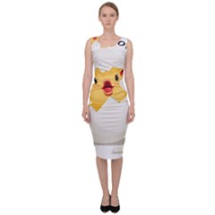 Cute Chick Sleeveless Pencil Dress by RuuGallery10