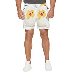 Cute Chick Men s Runner Shorts by RuuGallery10