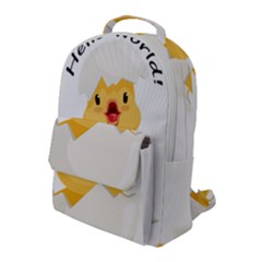 Cute Chick Flap Pocket Backpack (large) by RuuGallery10