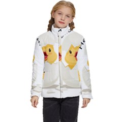 Cute Chick Kids  Puffer Bubble Jacket Coat by RuuGallery10