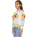 Cute Chick Women s Long Sleeve Raglan Tee View2