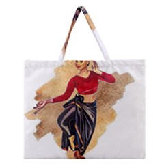 Dance New Zipper Large Tote Bag by RuuGallery10