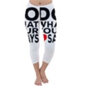 Do What Ur Heart Says Capri Winter Leggings  View1